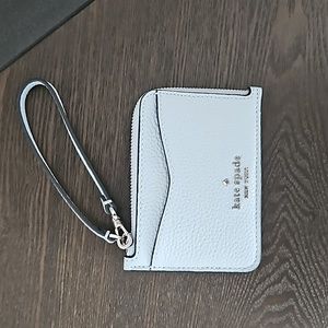 Light Blue Kate Spade Card Wristlet